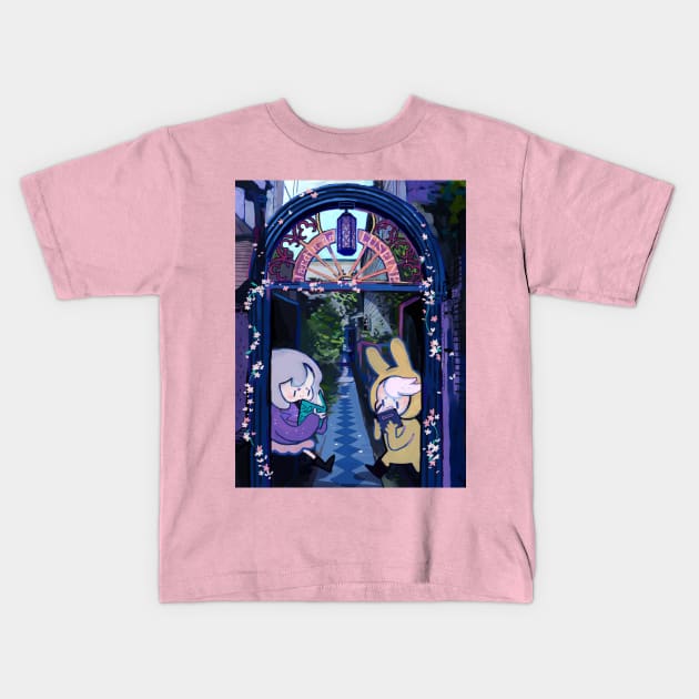 Jardin Kids T-Shirt by kurilord